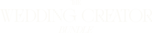 Wedding Creator Bundle